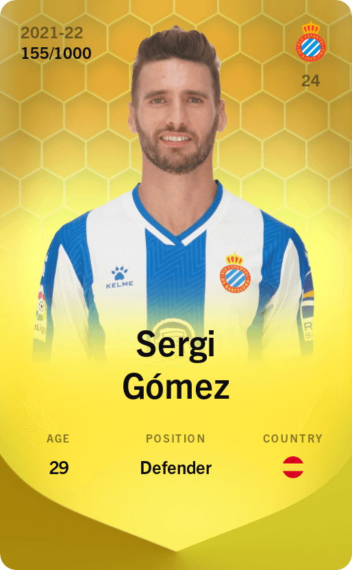 Sergi Gómez 2021-22 • Limited 155/1000