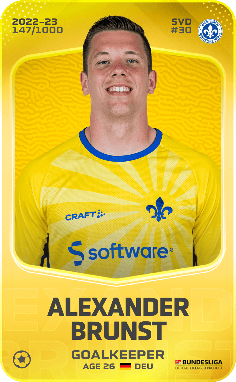 Alexander Brunst 2022-23 • Limited 147/1000