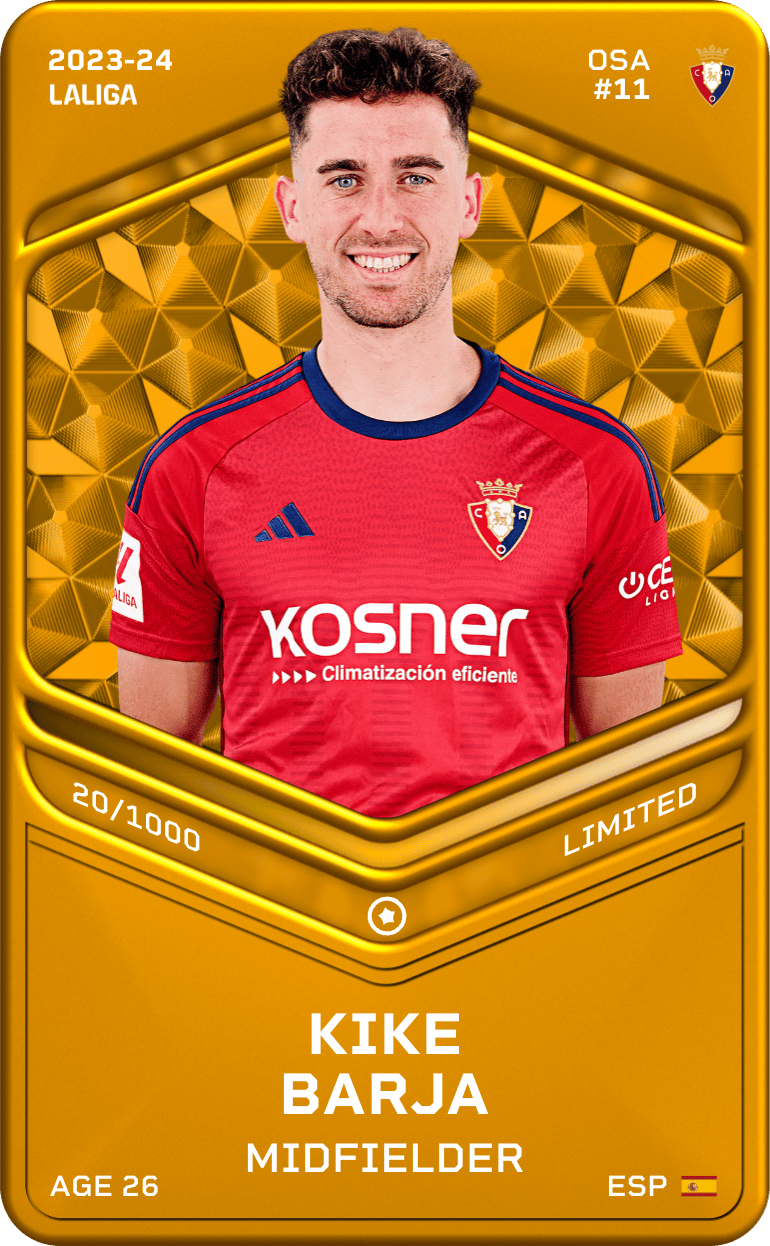 Kike Barja 2023-24 • Limited 20/1000
