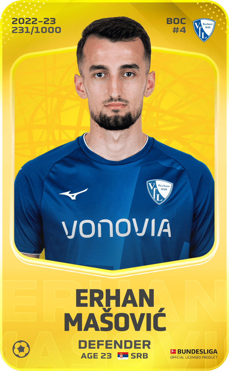 Erhan Mašović 2022-23 • Limited 231/1000