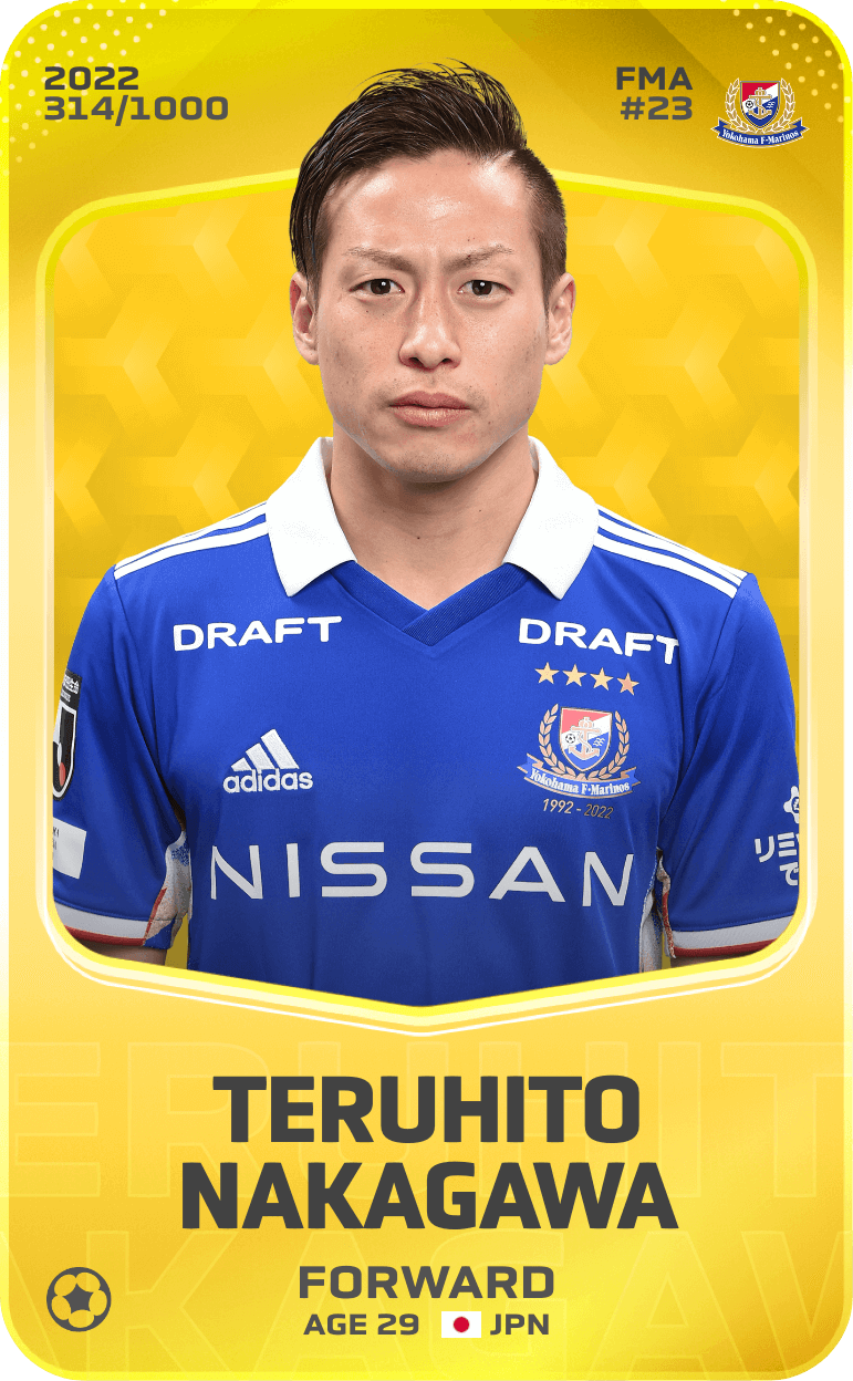 Teruhito Nakagawa 2022-23 • Limited 314/1000