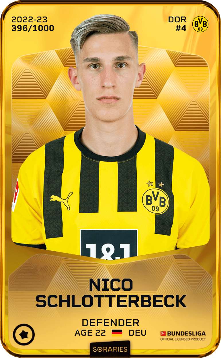 Nico Schlotterbeck 2022-23 • Limited 396/1000