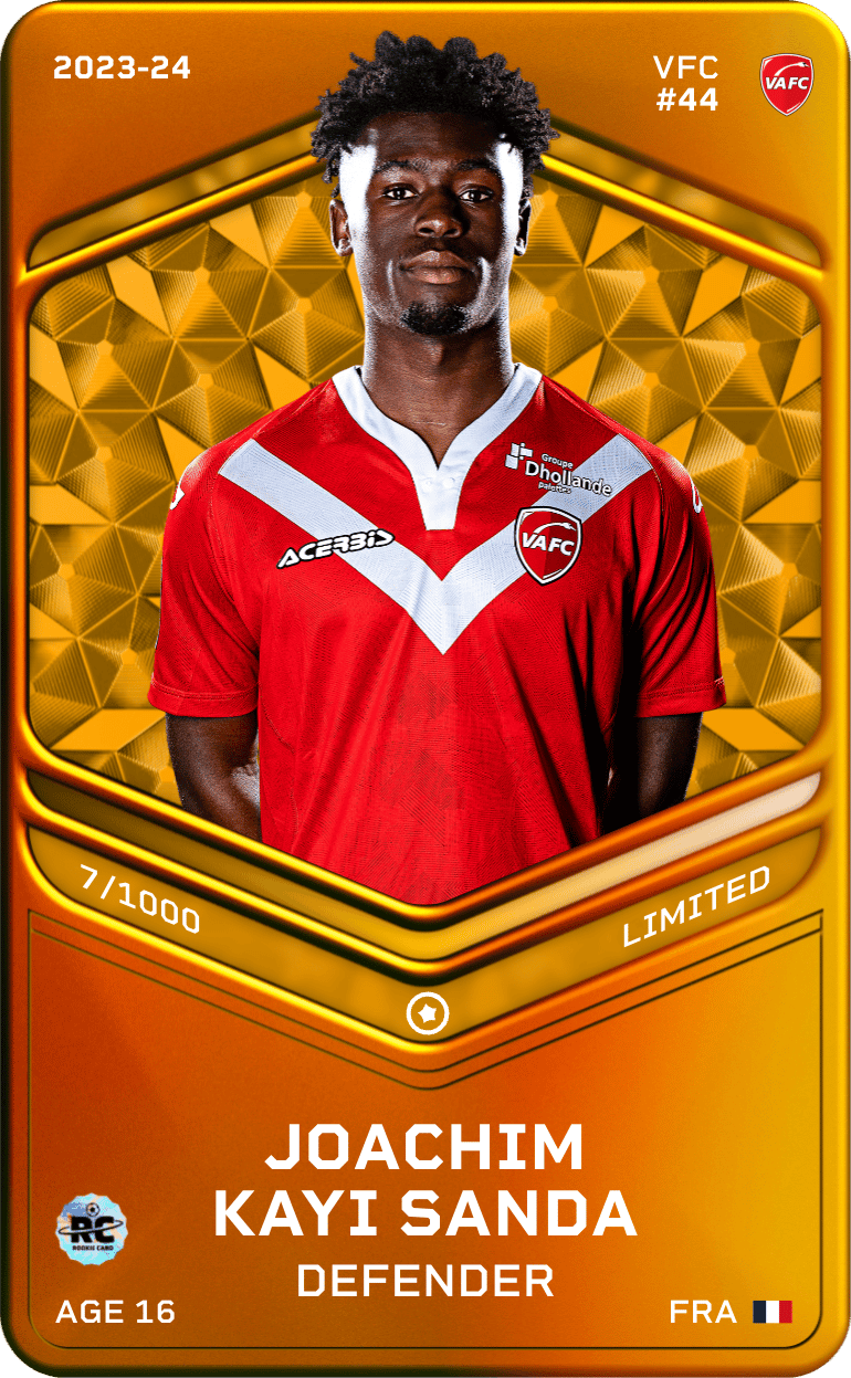 Joachim Kayi Sanda 2023-24 • Limited 7/1000