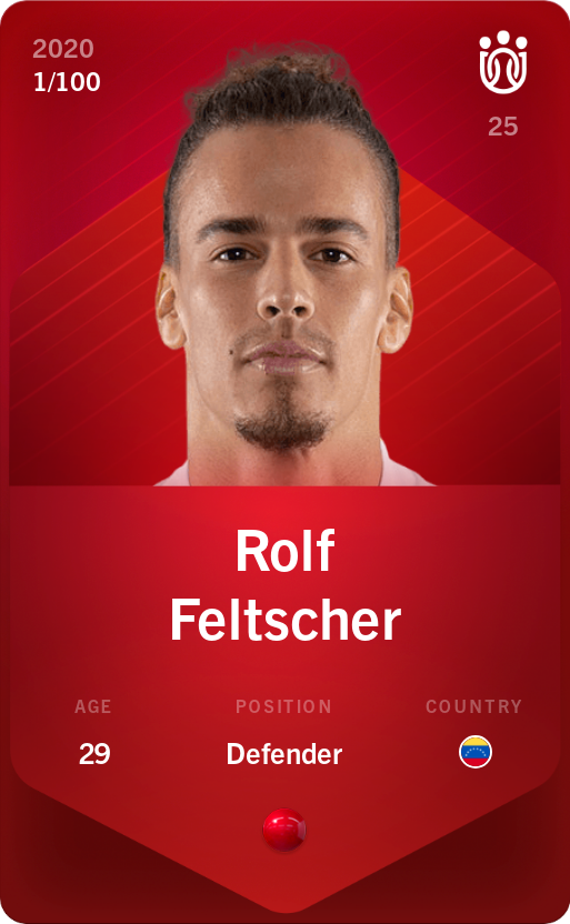 Sorare - Sorare Official - Rolf Feltscher 2020-21 • Rare 1/100 - NFT # 67255106143812282530117747655035707683261256777368246695209406047836252306904