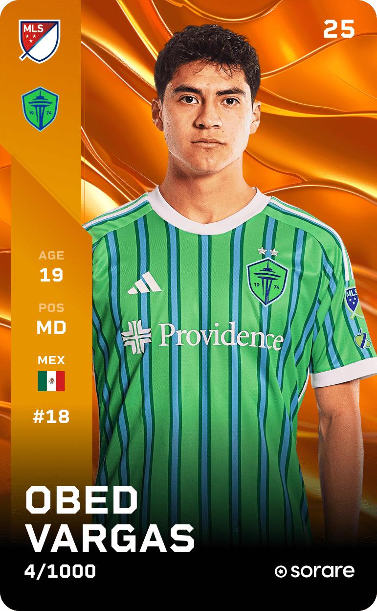 Obed Vargas 2025-26 • Limited 4/1000