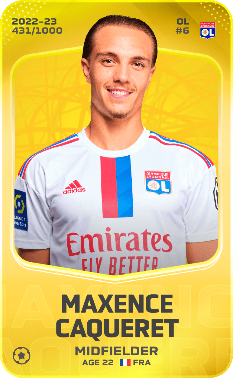 Maxence Caqueret 2022-23 • Limited 431/1000