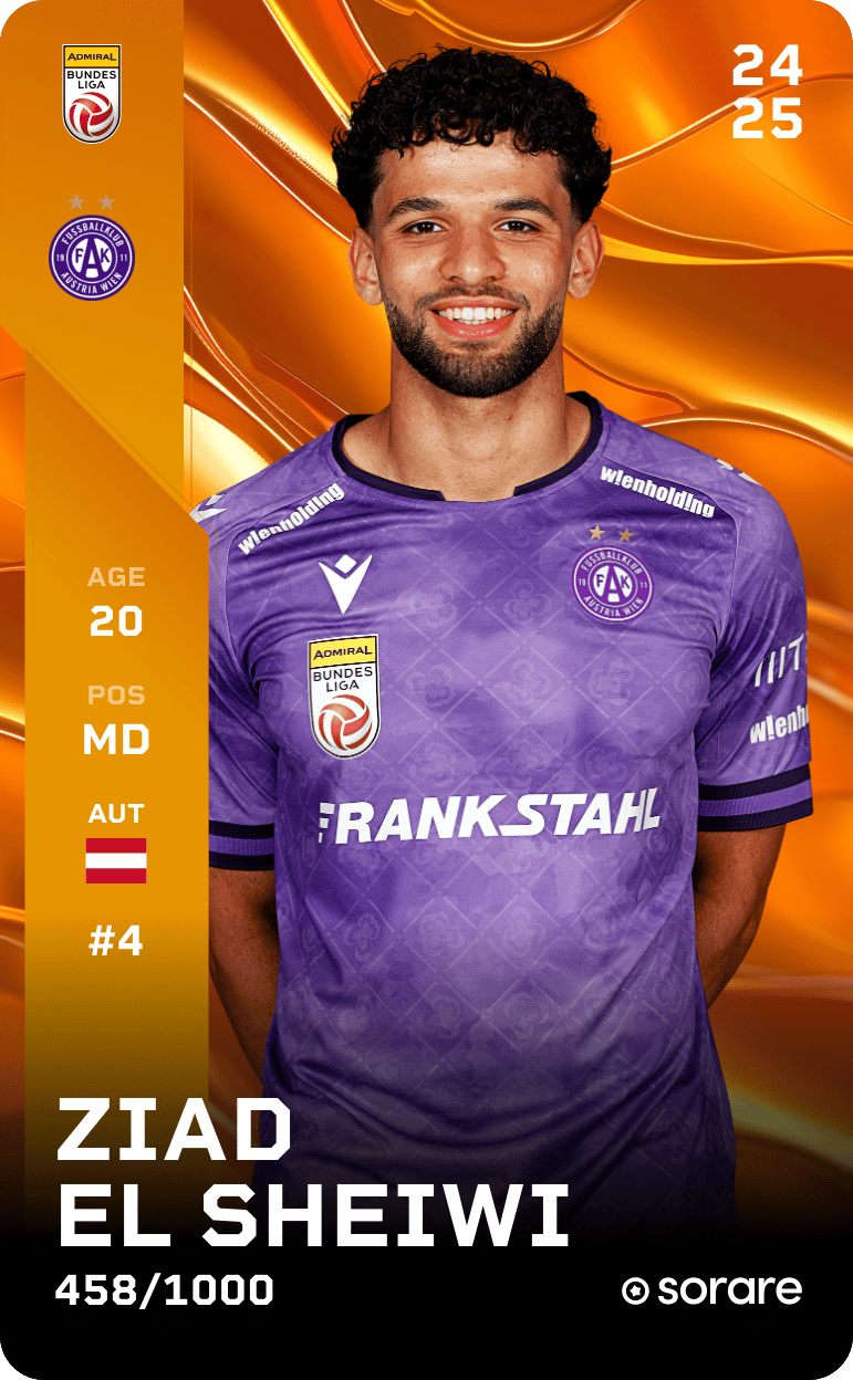 Ziad El Sheiwi 2024-25 • Limited 458/1000