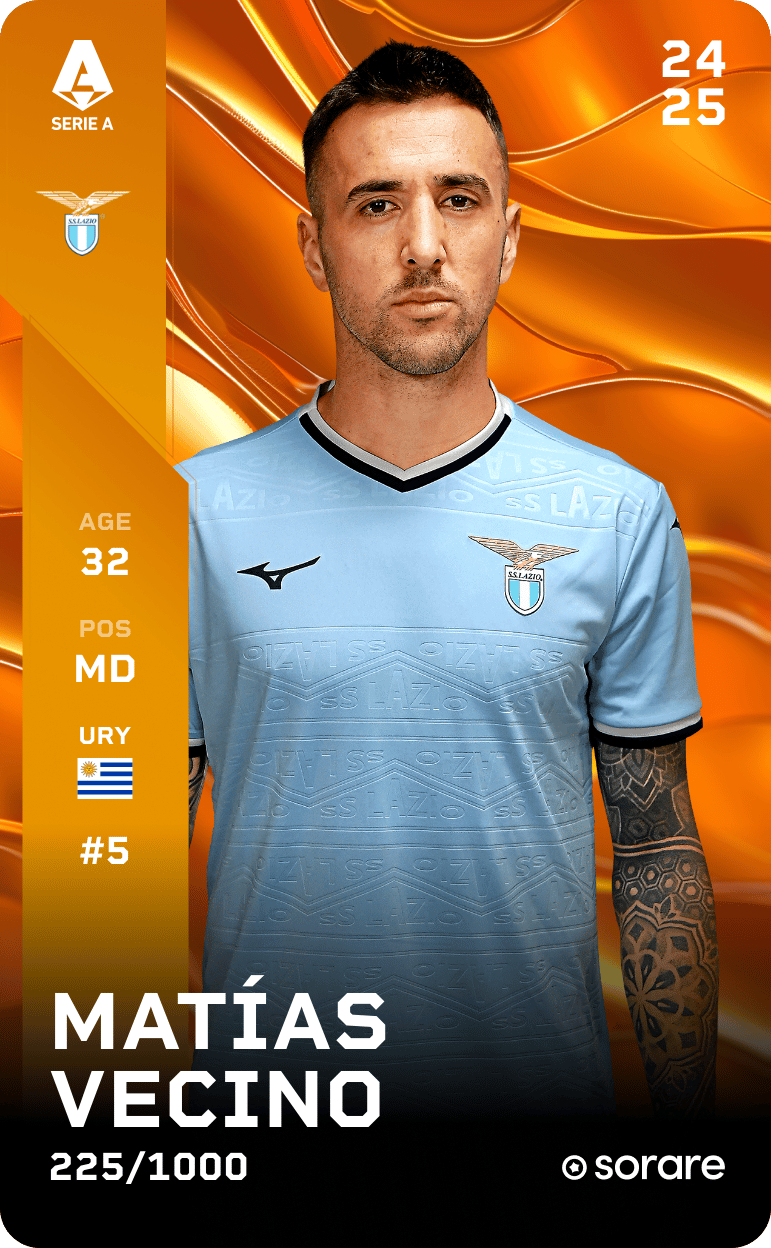 Matías Vecino 2024-25 • Limited 225/1000