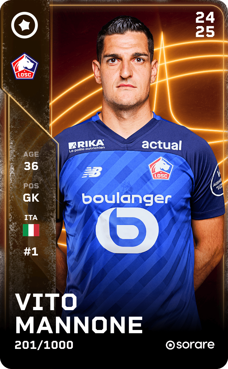 Vito Mannone 2024-25 • Limited 201/1000