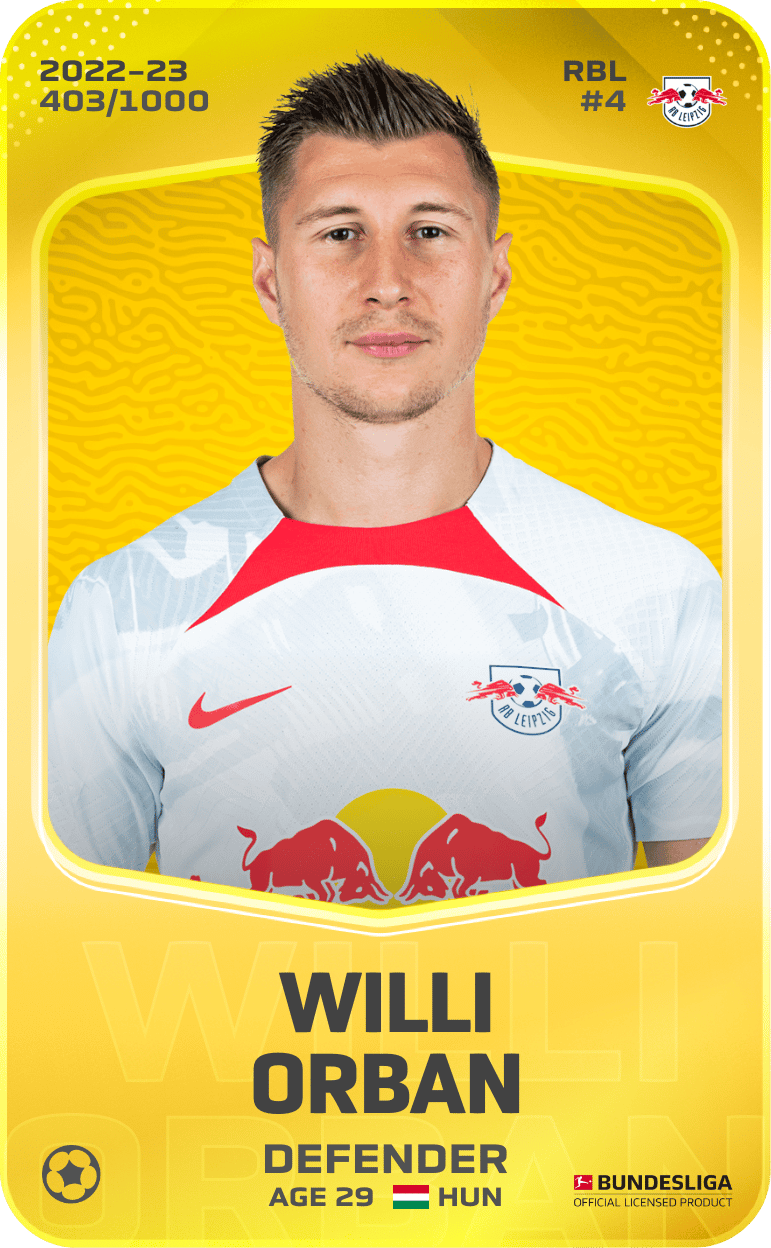 Willi Orban 2022-23 • Limited 403/1000