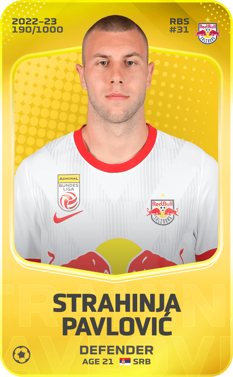 Strahinja Pavlović 2022-23 • Limited 190/1000