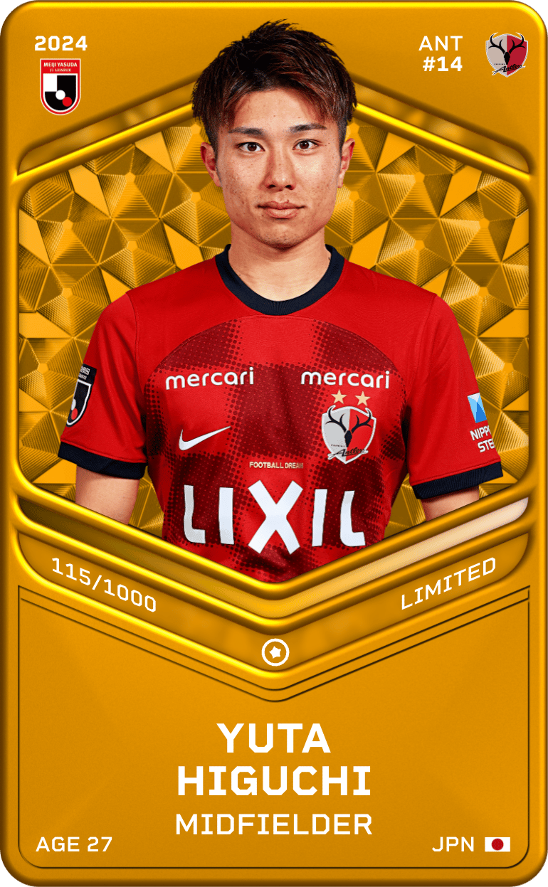 Yuta Higuchi 2024-25 • Limited 115/1000