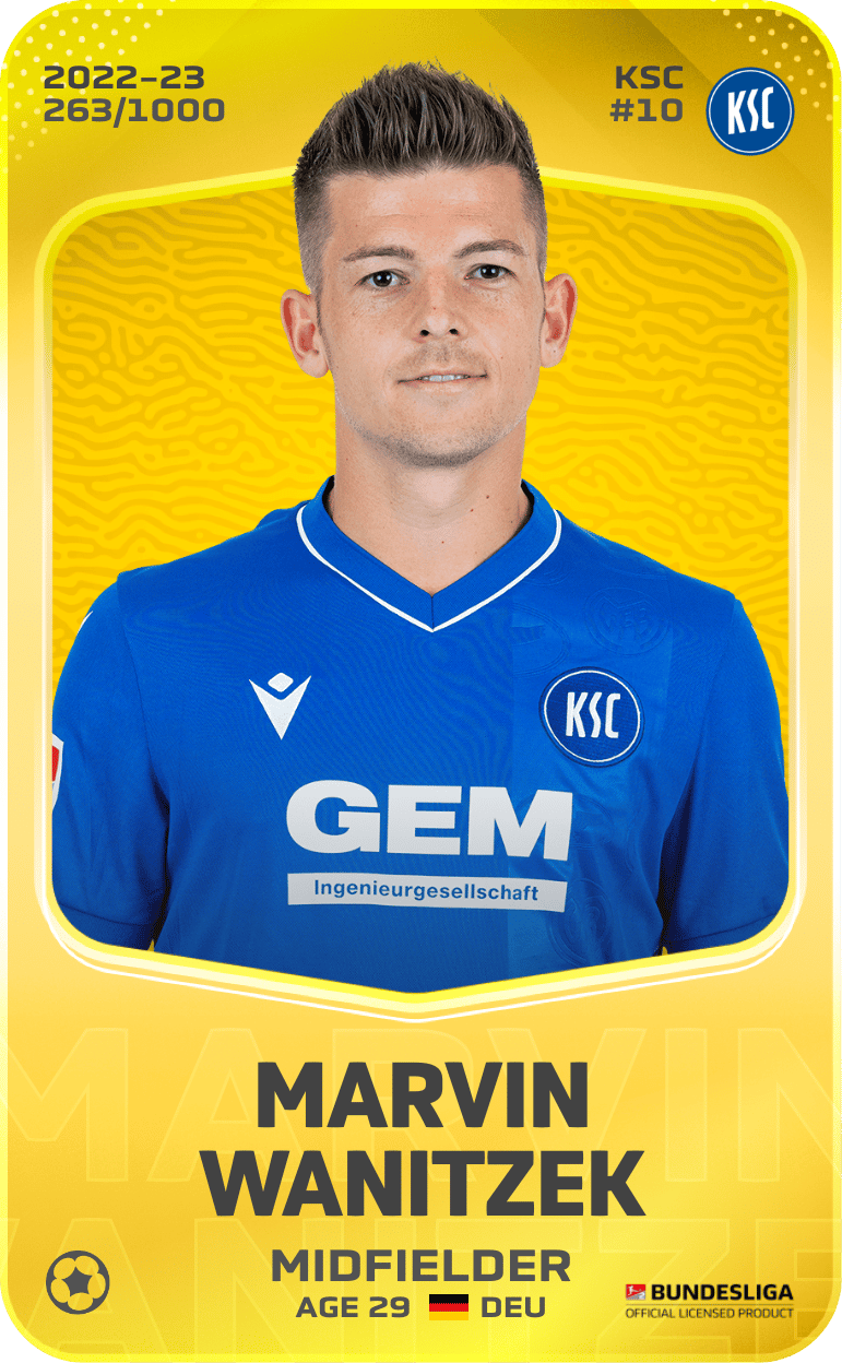 Marvin Wanitzek 2022-23 • Limited 263/1000