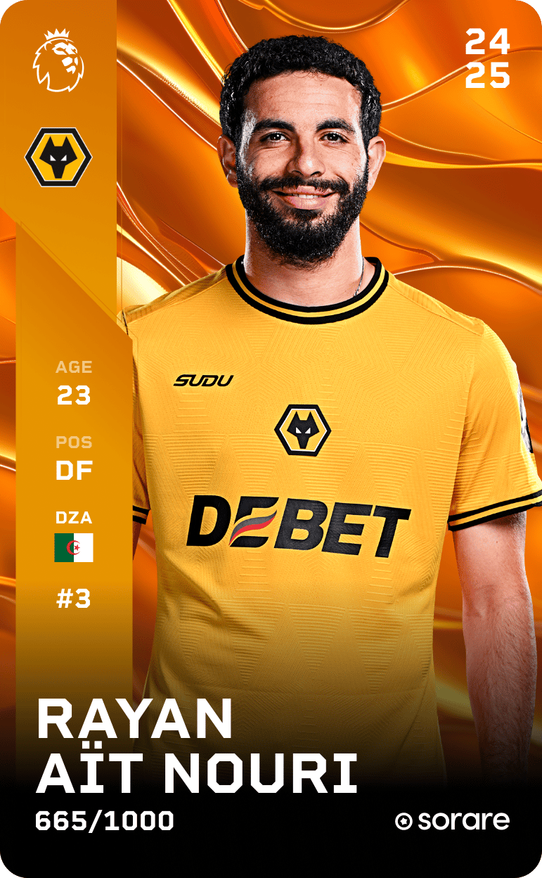 Rayan Aït Nouri 2024-25 • Limited 665/1000