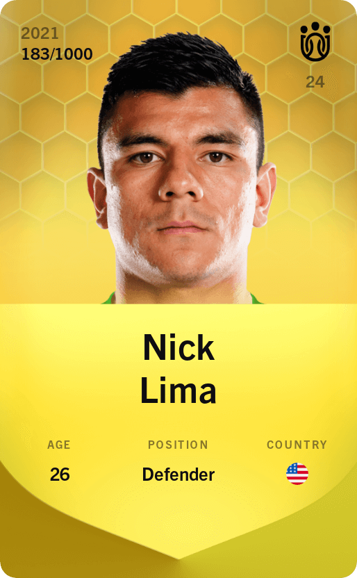 Nick Lima 2021-22 • Limited 183/1000
