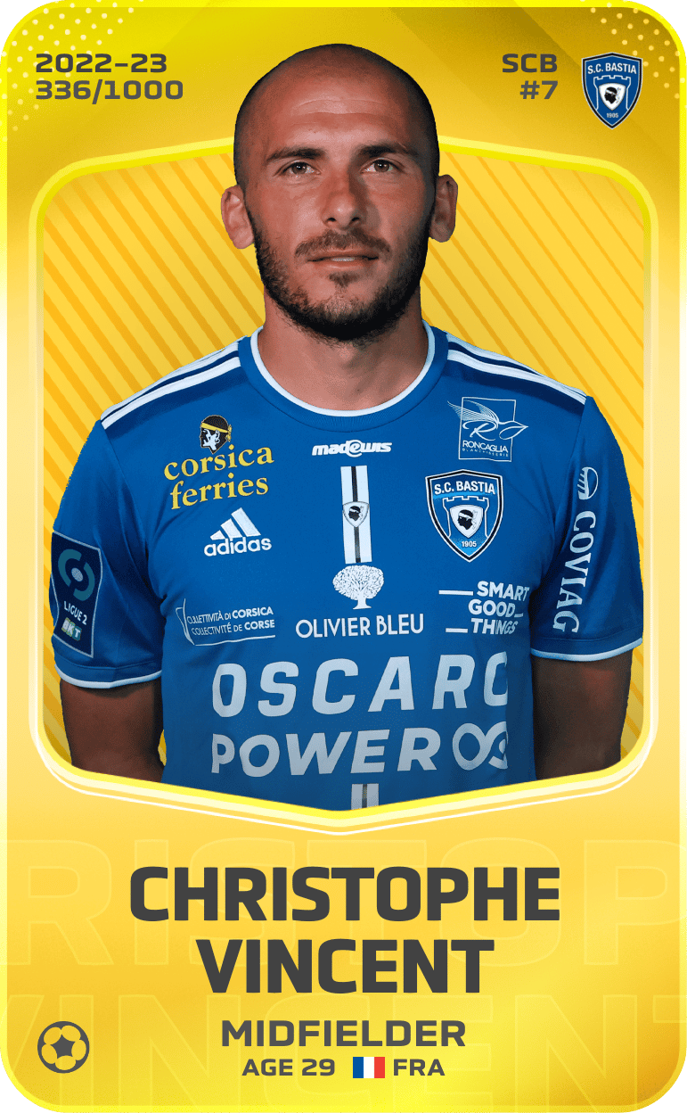 Christophe Vincent 2022-23 • Limited 336/1000