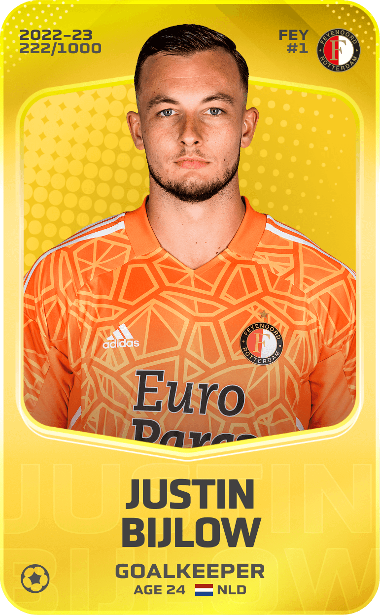 Justin Bijlow 2022-23 • Limited 222/1000