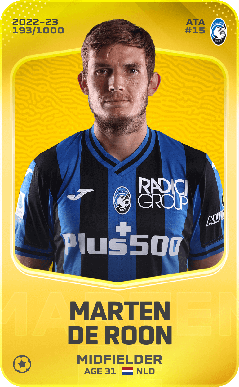 Marten de Roon 2022-23 • Limited 193/1000