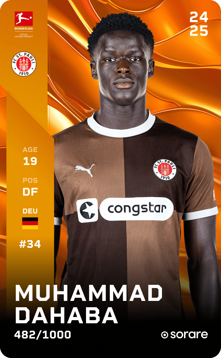 Muhammad Dahaba 2024-25 • Limited 482/1000
