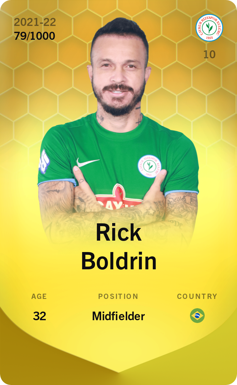 Sorare - Sorare Official - Rick Boldrin 2021-22 • Limited 79/1000 - NFT # 108735520386698095108836342213764605433126726376685762715741099540237955648983