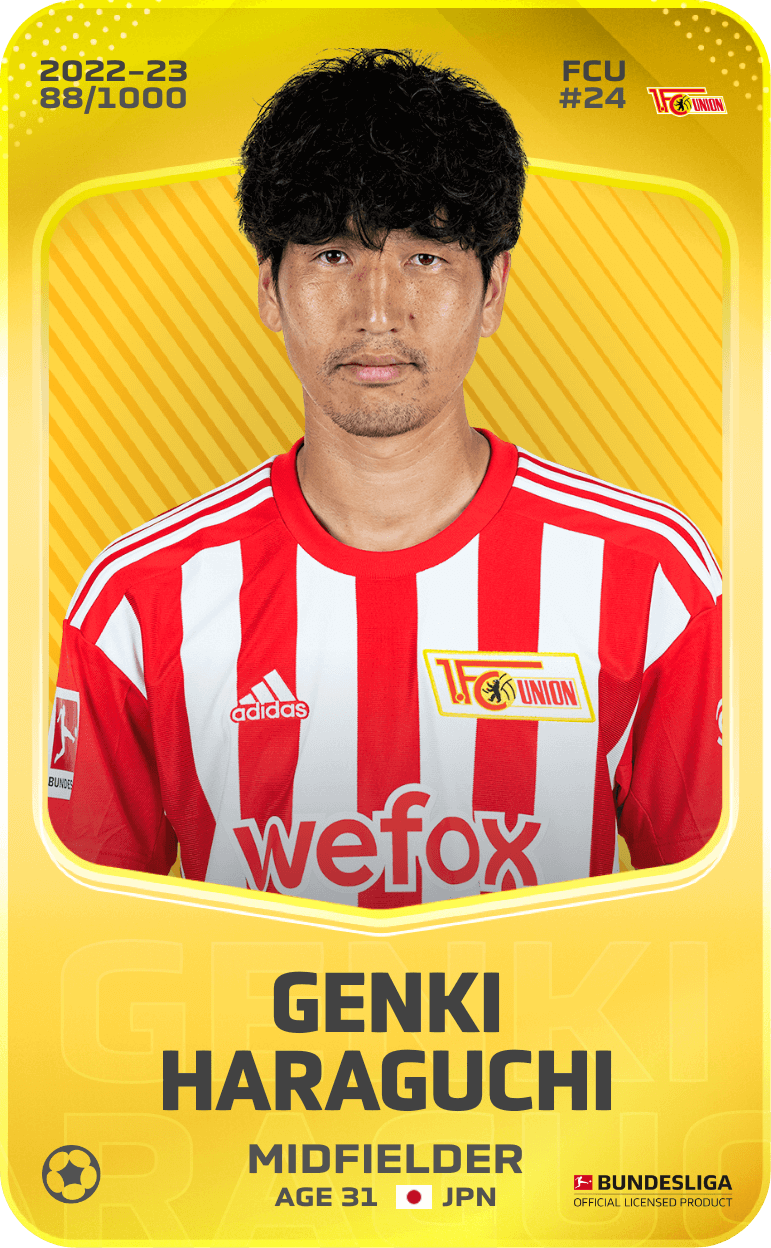 Genki Haraguchi 2022-23 • Limited 88/1000