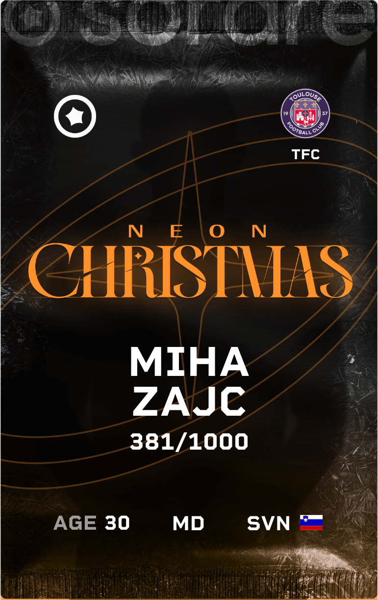 Miha Zajc 2024-25 • Limited 381/1000