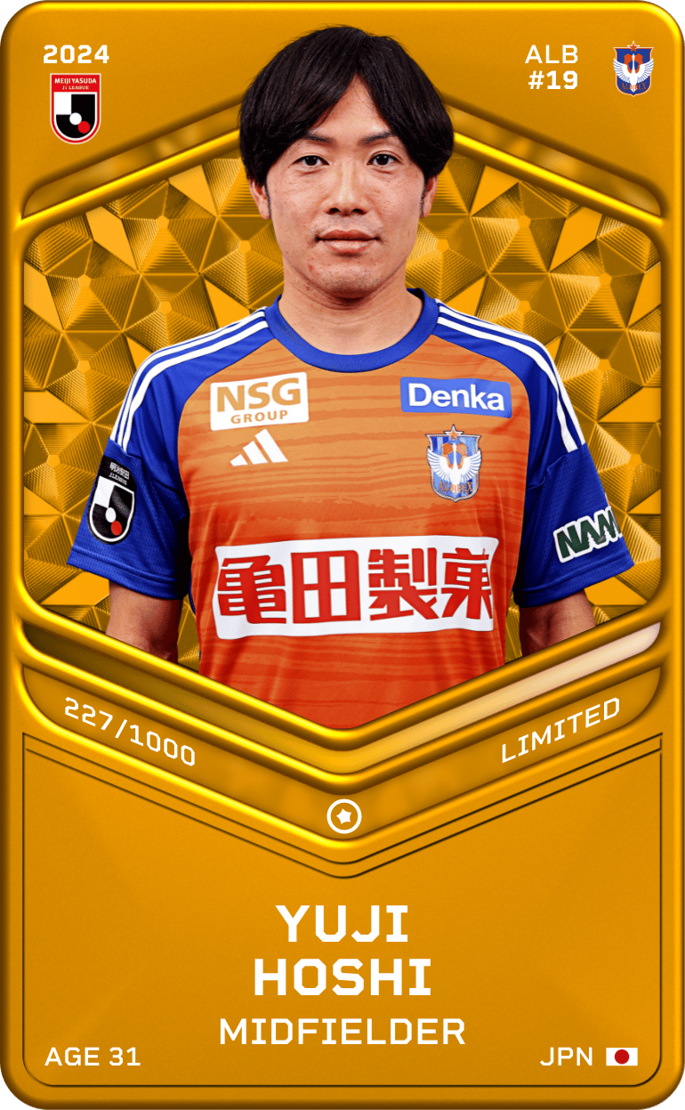 Yuji Hoshi 2024-25 • Limited 227/1000