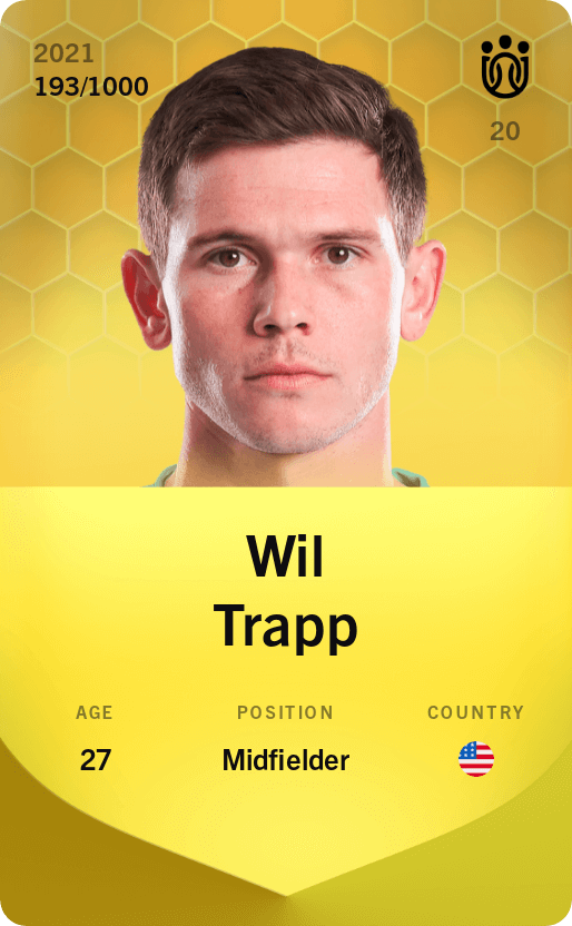 Wil Trapp 2021-22 • Limited 193/1000