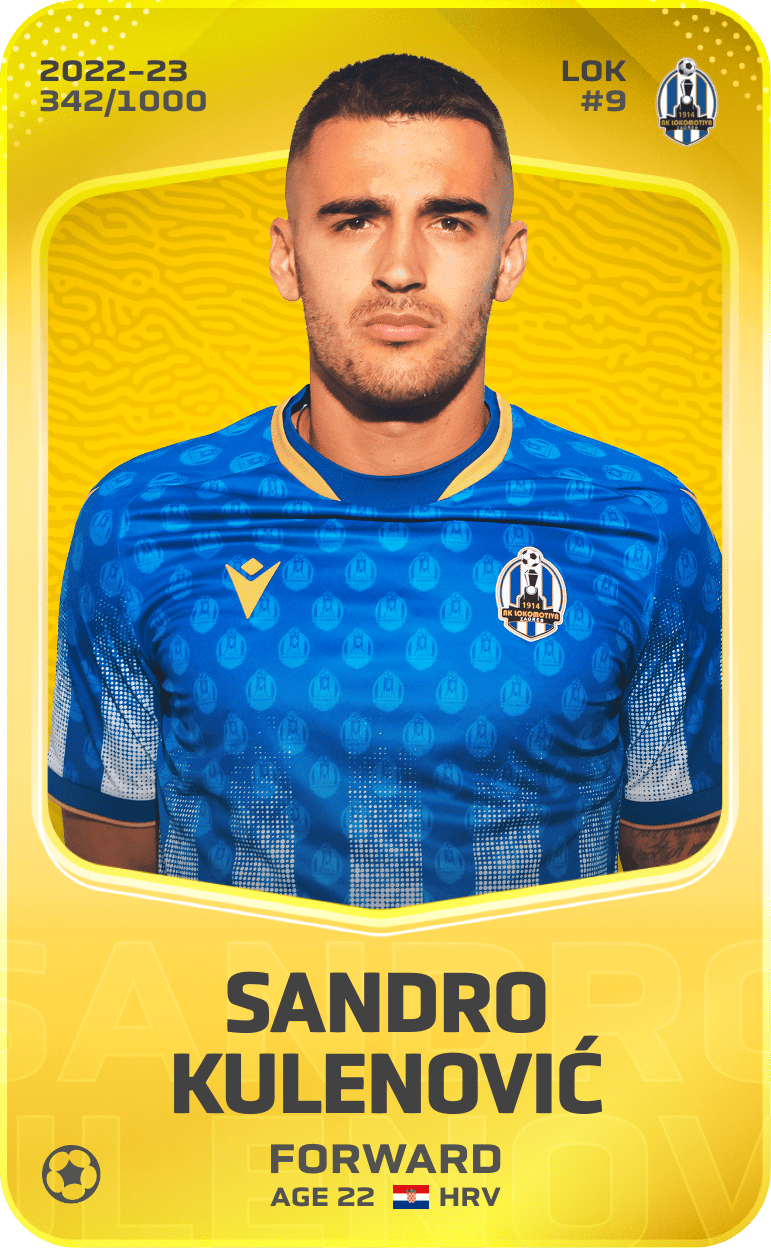 Sandro Kulenović 2022-23 • Limited 342/1000
