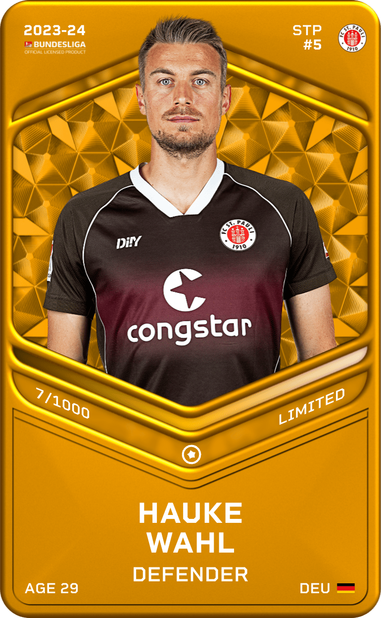 Hauke Wahl 2023-24 • Limited 7/1000