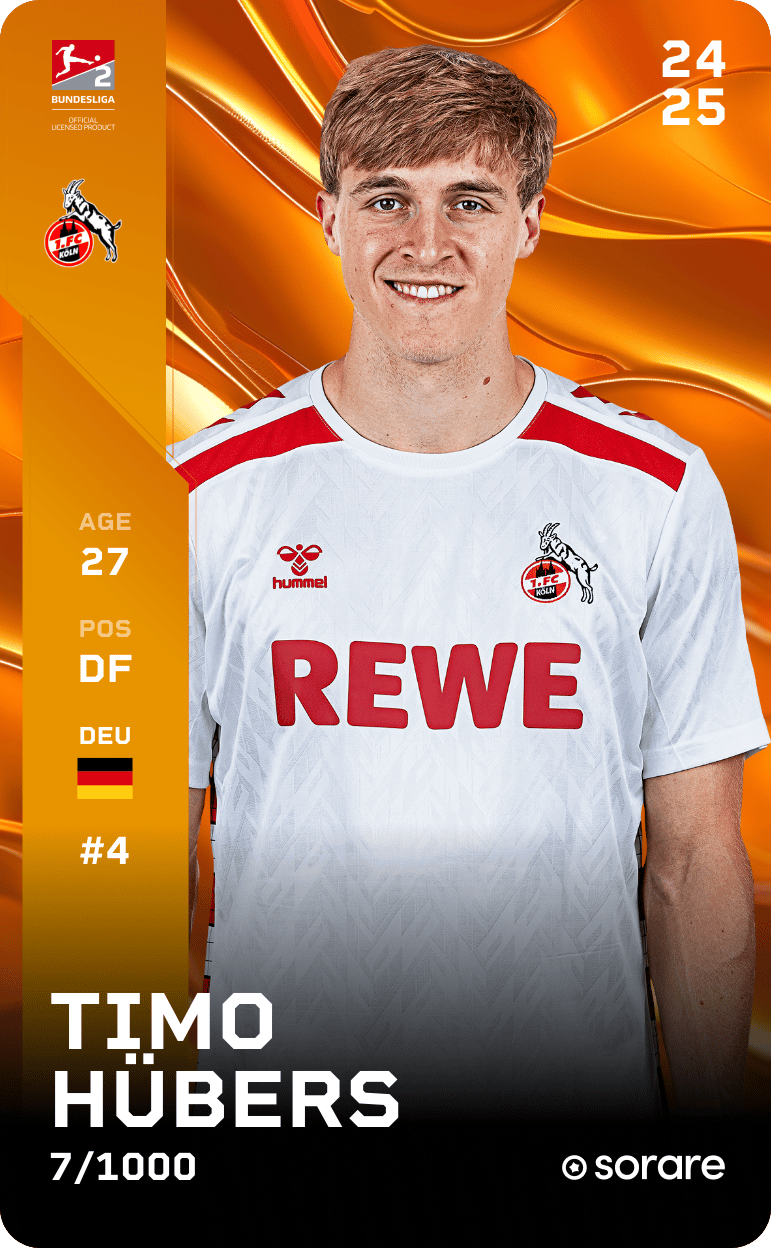 Timo Hübers 2024-25 • Limited 7/1000