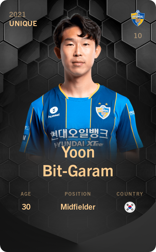 Sorare - Sorare Official - Yoon Bit-Garam 2021-22 • Unique - NFT # 83454212485572277572577615038836034897265947944580499758543857247619397017389