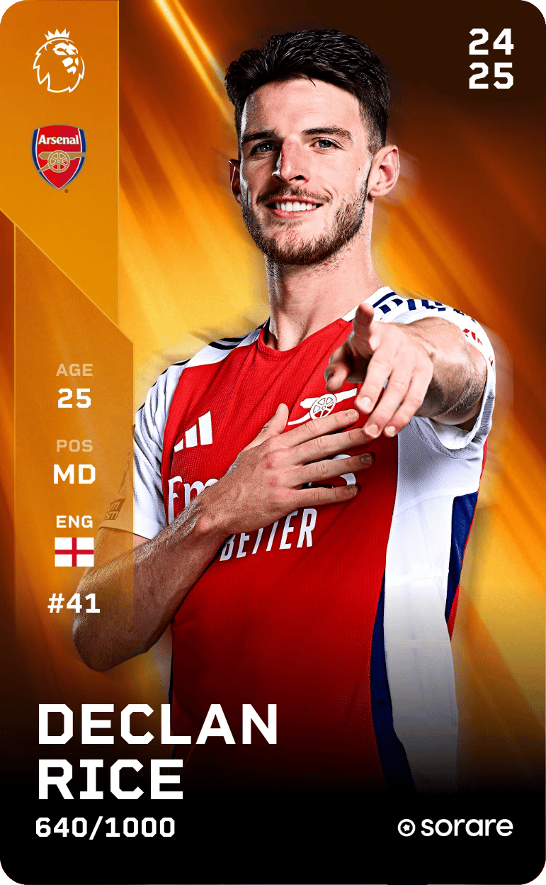 Declan Rice 2024-25 • Limited 640/1000