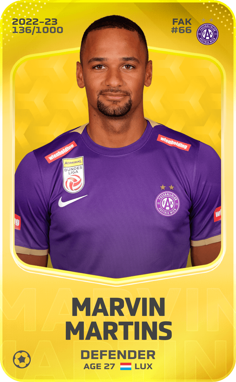 Marvin Martins 2022-23 • Limited 136/1000