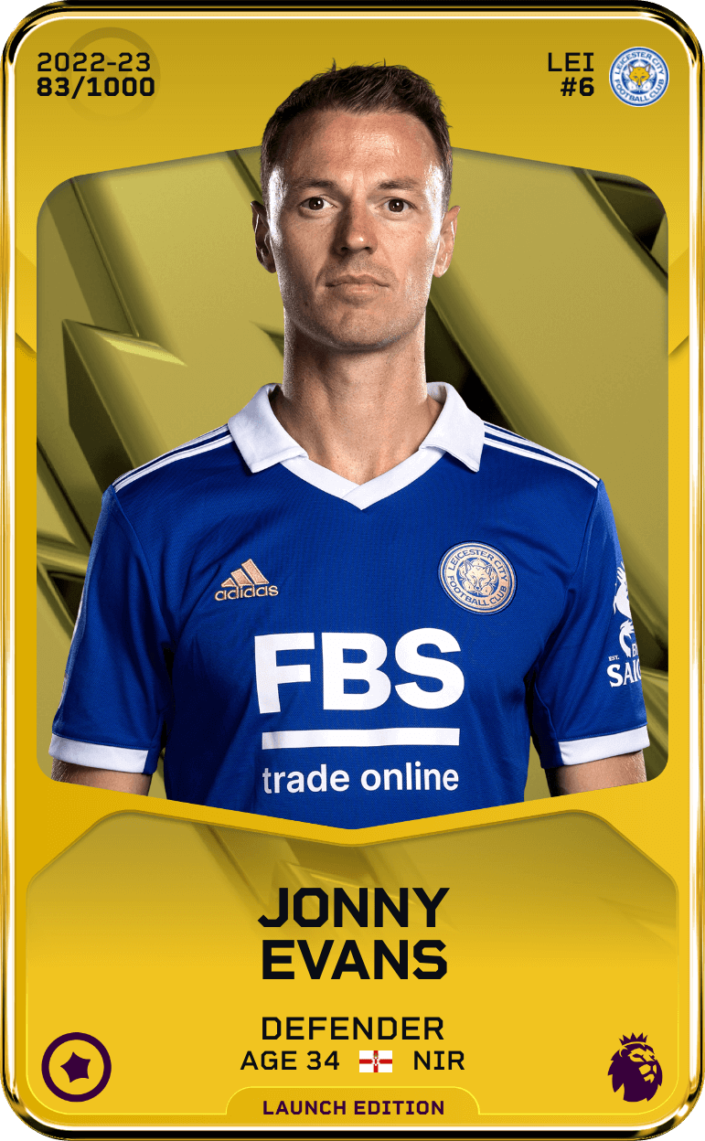 Jonny Evans  2022-23 • Limited 83/1000