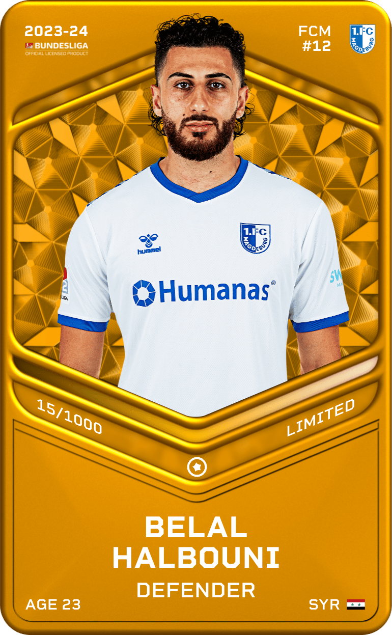 Belal Halbouni 2023-24 • Limited 15/1000