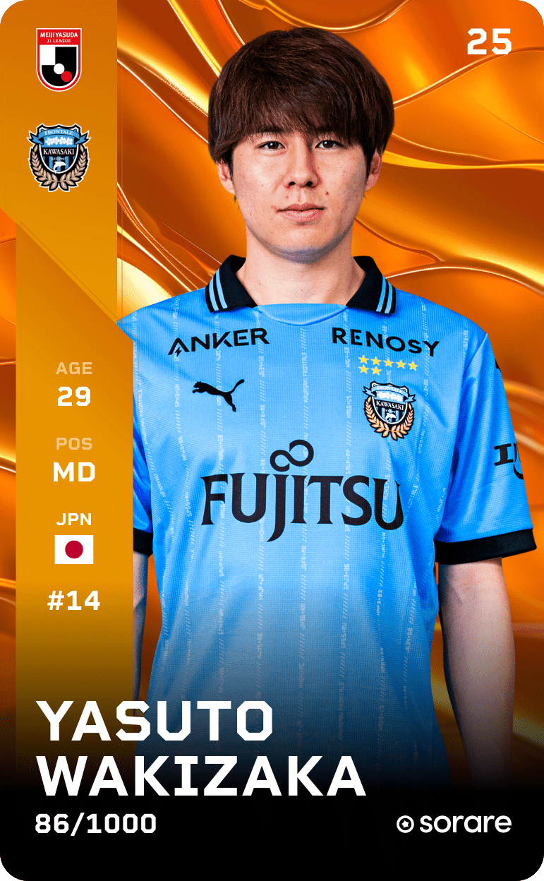 Yasuto Wakizaka 2025-26 • Limited 86/1000