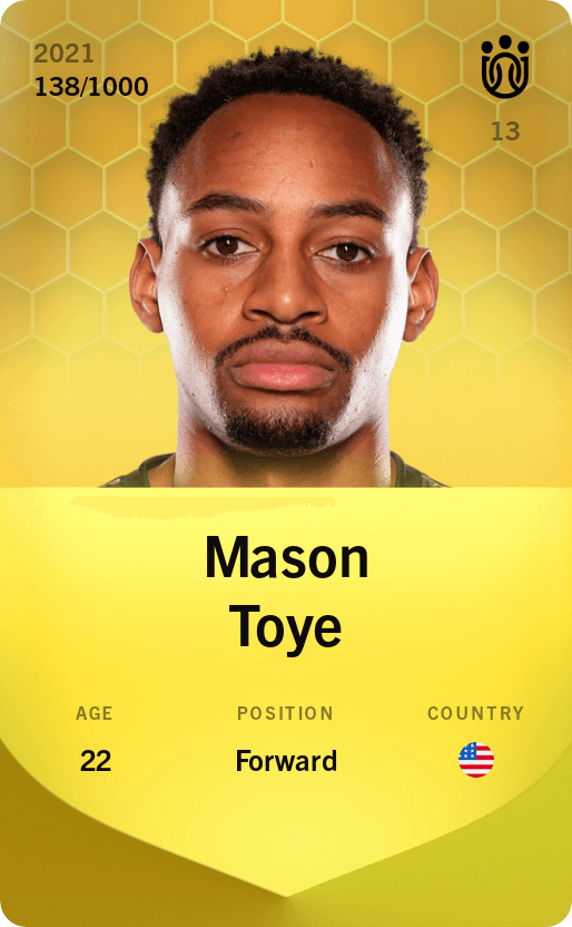 Mason Toye 2021-22 • Limited 138/1000