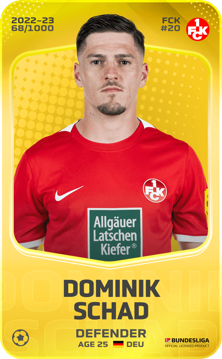 Dominik Schad 2022-23 • Limited 68/1000