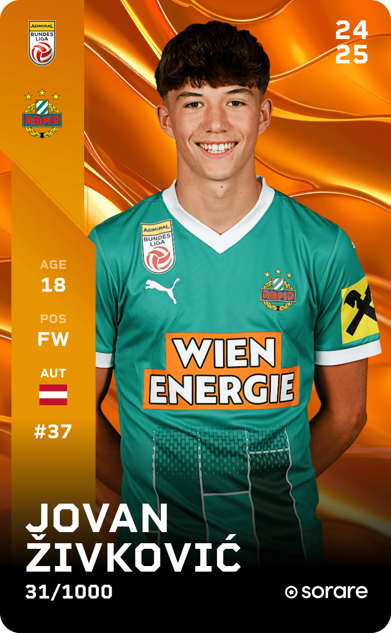 Jovan Živković 2024-25 • Limited 31/1000