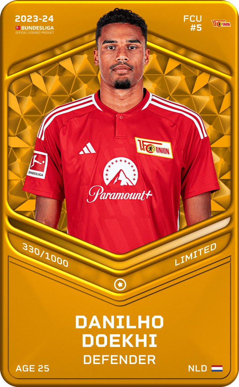 Danilho Doekhi 2023-24 • Limited 330/1000