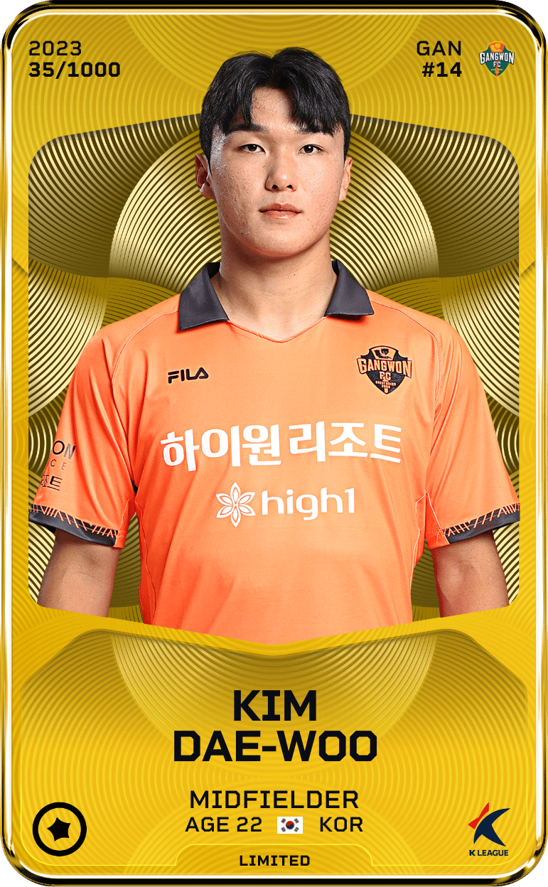 Kim Dae-Woo 2023-24 • Limited 35/1000