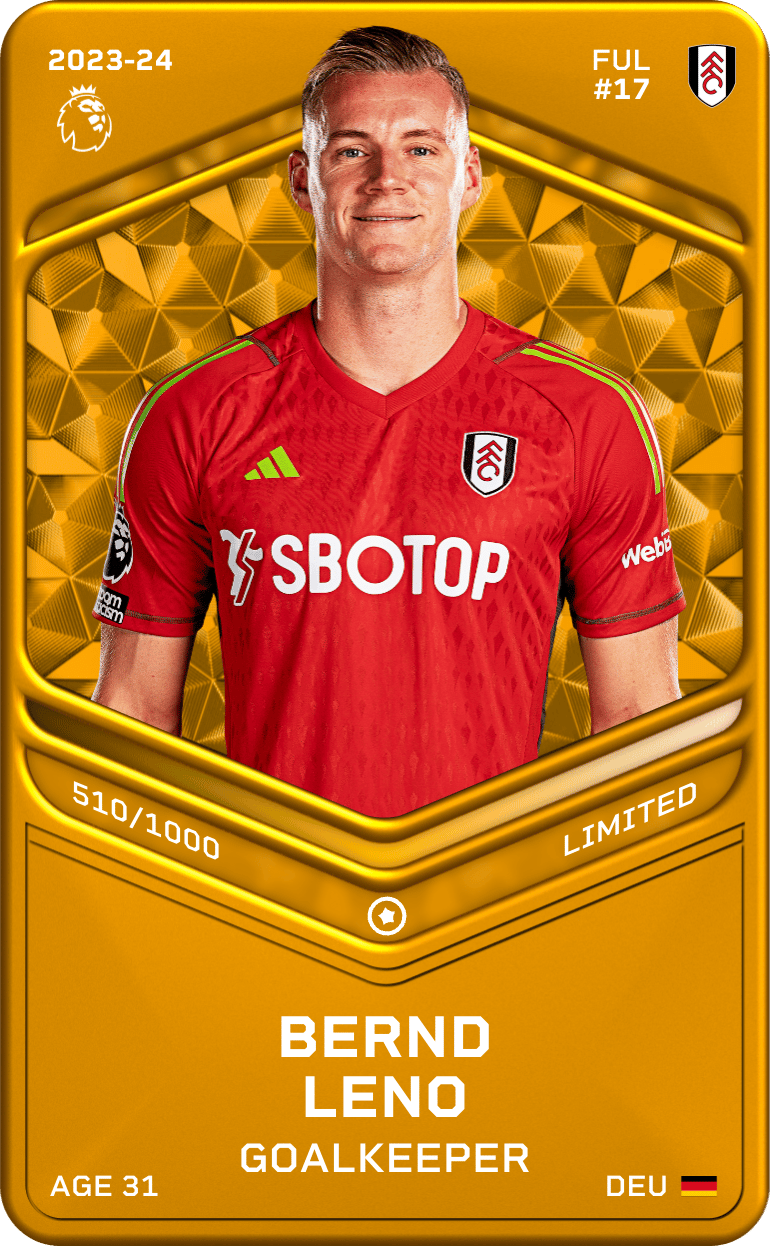 Bernd Leno 2023-24 • Limited 510/1000