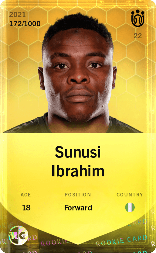 Sunusi Ibrahim 2021-22 • Limited 172/1000