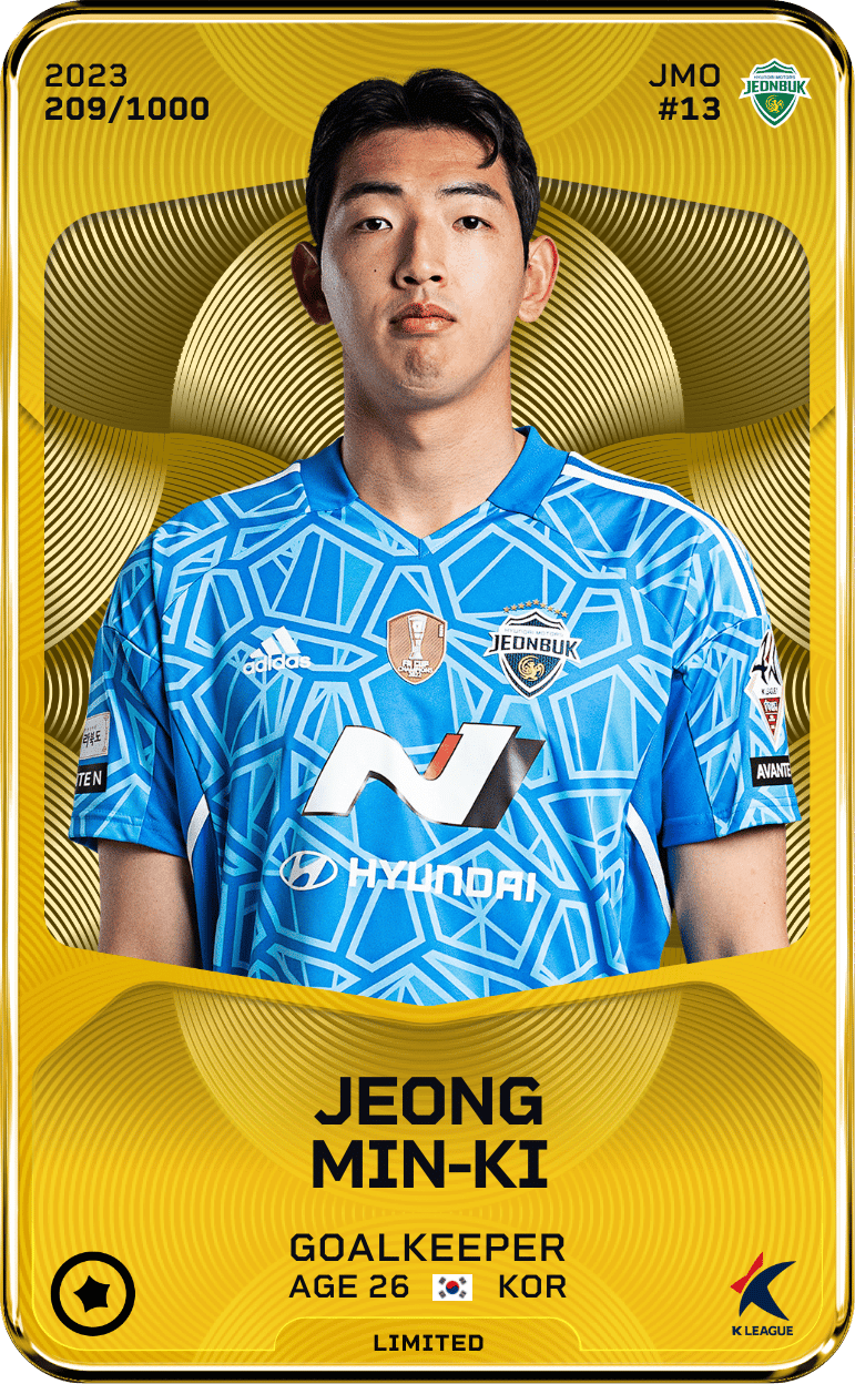 Jeong Min-Ki 2023-24 • Limited 209/1000