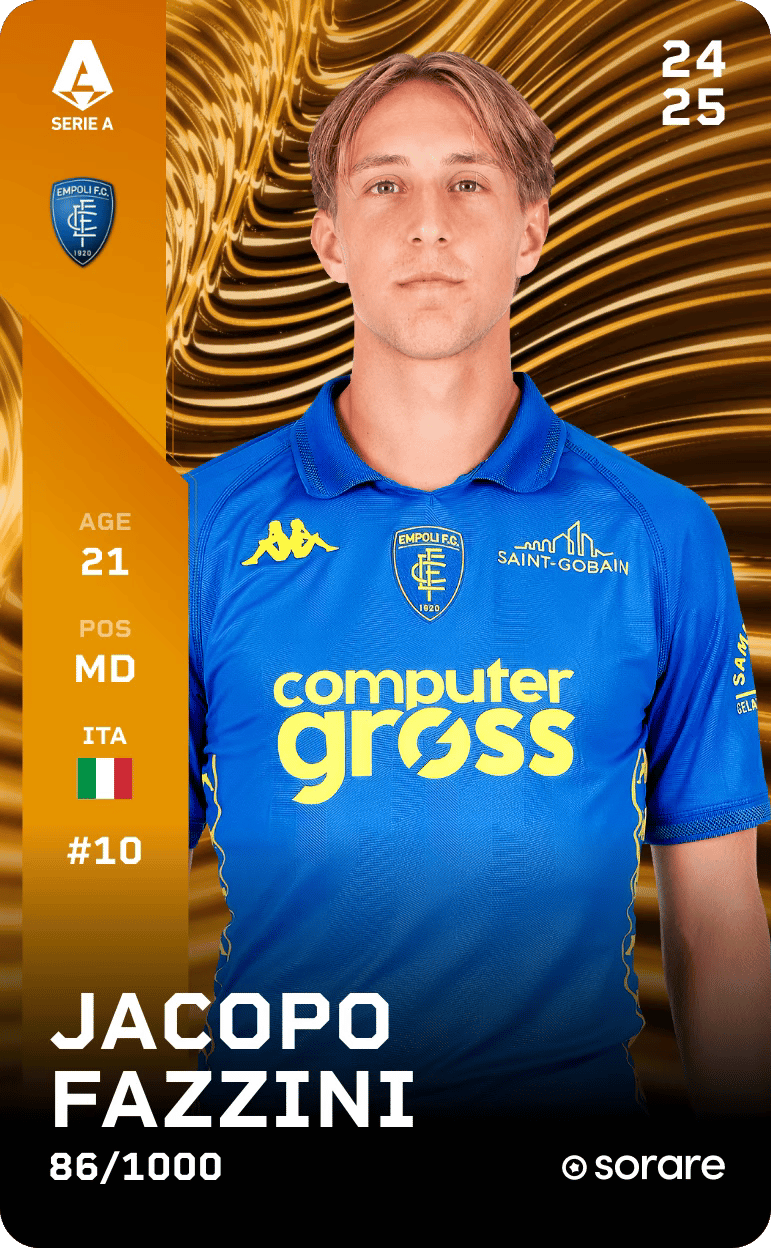 Jacopo Fazzini 2024-25 • Limited 86/1000