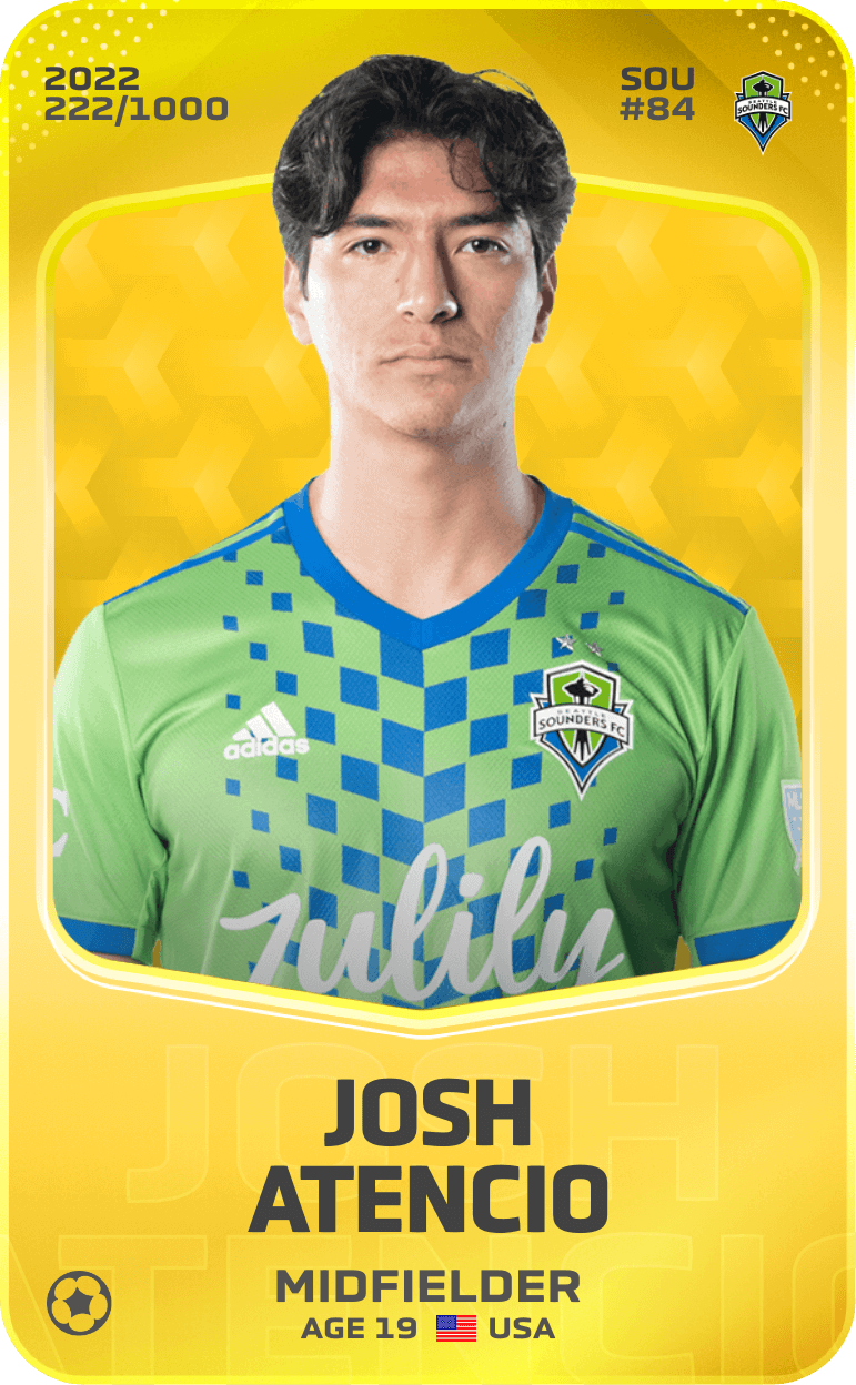 Josh Atencio 2022-23 • Limited 222/1000