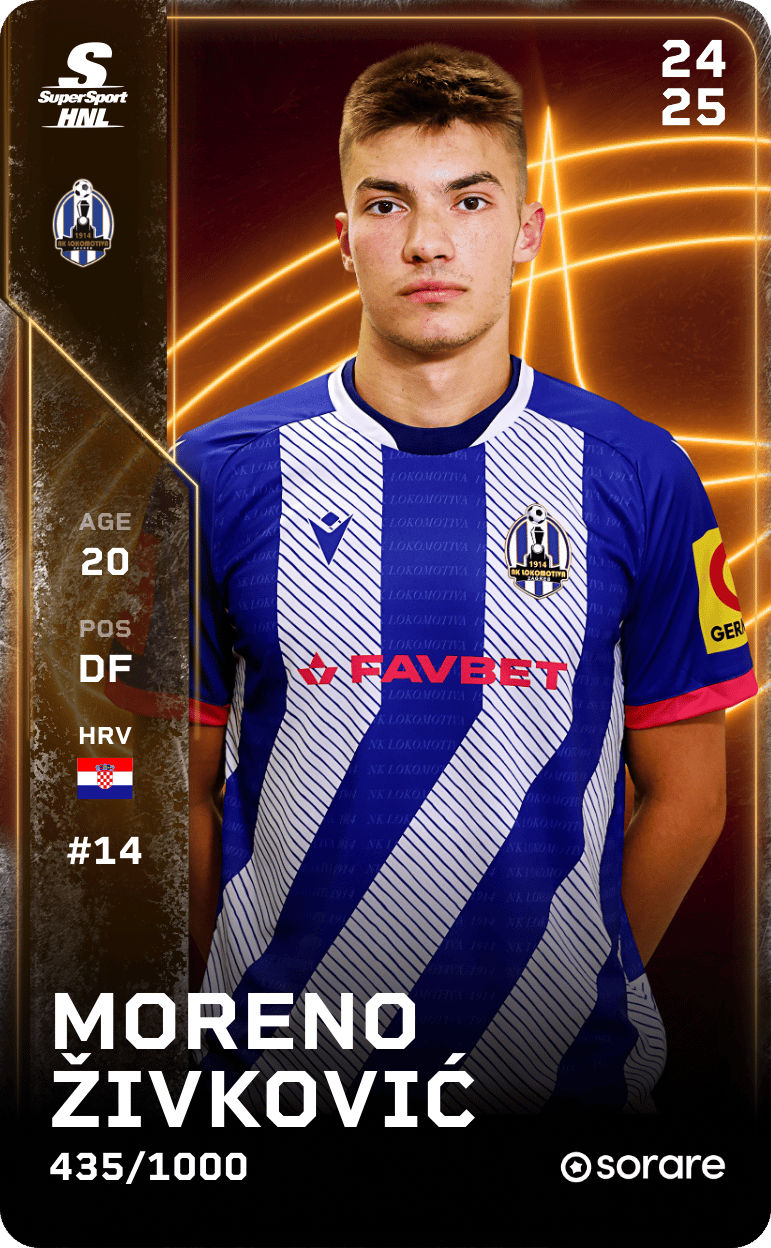 Moreno Živković 2024-25 • Limited 435/1000