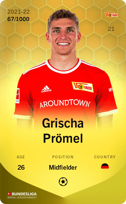 Grischa Prömel 2021-22 • Limited 67/1000