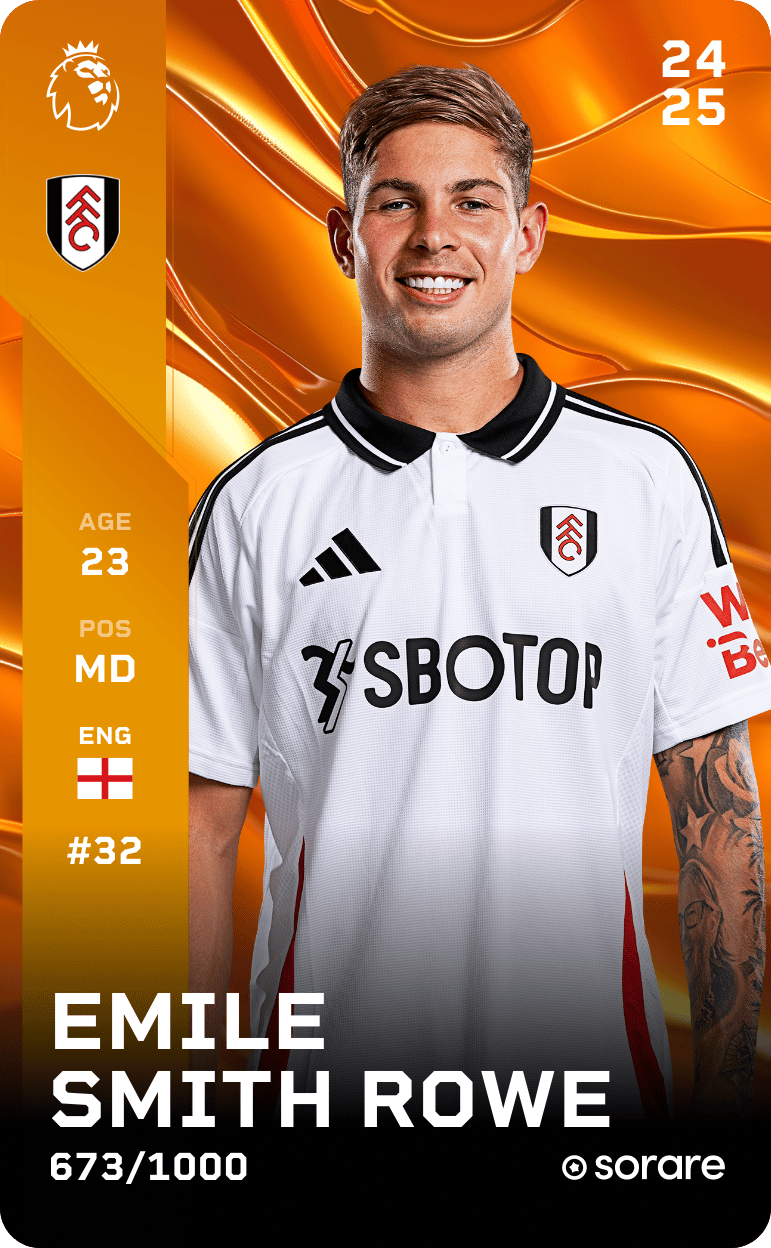 Emile Smith Rowe 2024-25 • Limited 673/1000